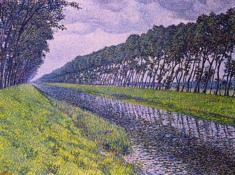 Canal in Flanders  1894
