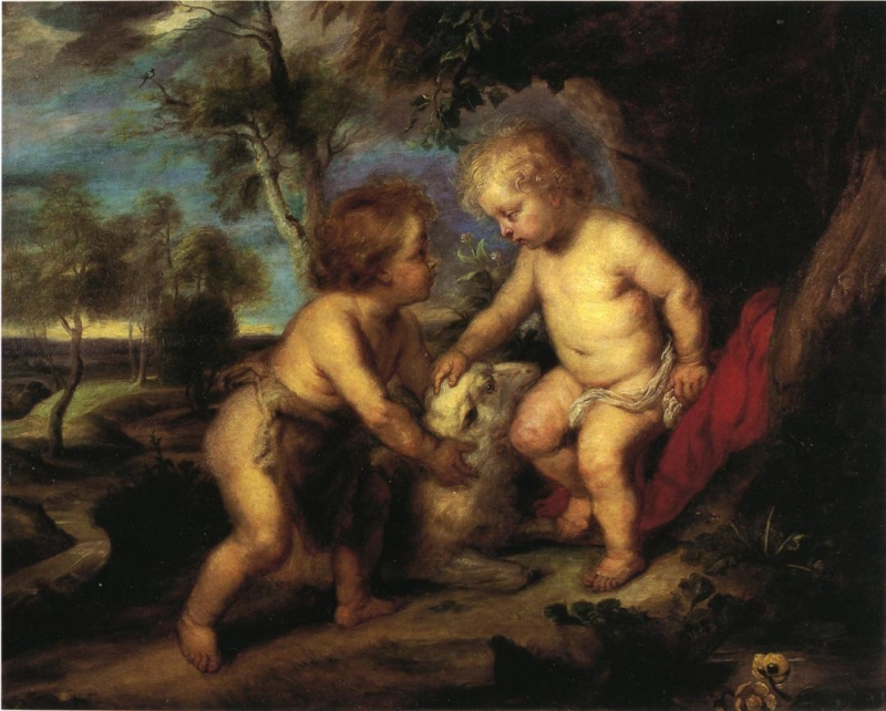 The Christ Child and the Infant St