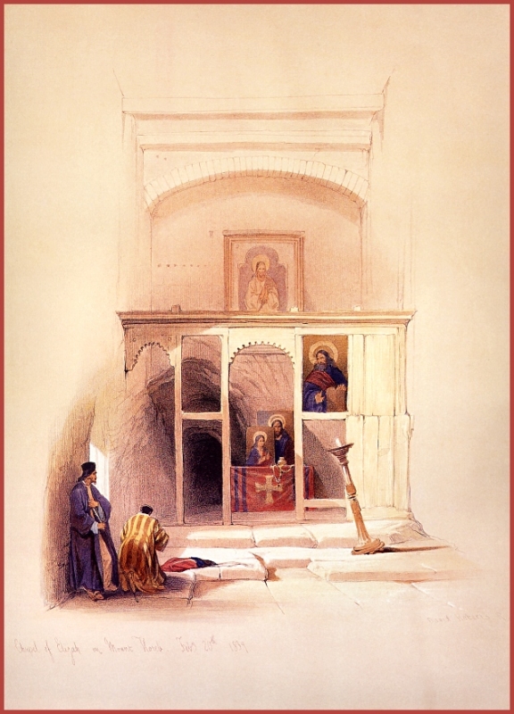 Roberts, David - Chapel of Elijah (end