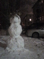  - Night snowman