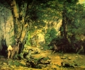 A Thicket of Deer at the Stream of Plaisir-Fontaine