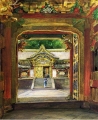 John LaFarge - In the Third Gate_ Looking Toward the Fourth of the Temple_ Iyemitsu_ Nikko_ Aug__ 1886