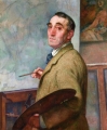 00 Self Portrait with Palette  1916