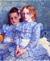 Portrait of Helene and Michette Guinotte  1901