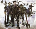 Workers in the Snow