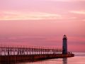 Manistee North Pierhead Lighthouse, Michigan -   