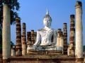 Meditation is Key, Wat Mahathat, Sukhothai, Thailand -   