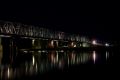 Ночной мост через Обь.