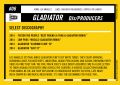 gLAdiator Draft Picks Card - Back - 