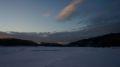 Закат на лыжне
