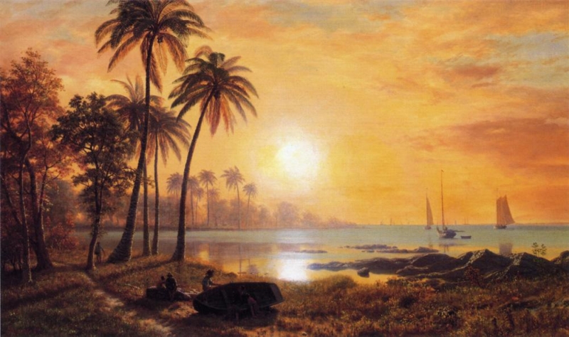 Tropical_Landscape_with_Fishing_Boats_in_Bay