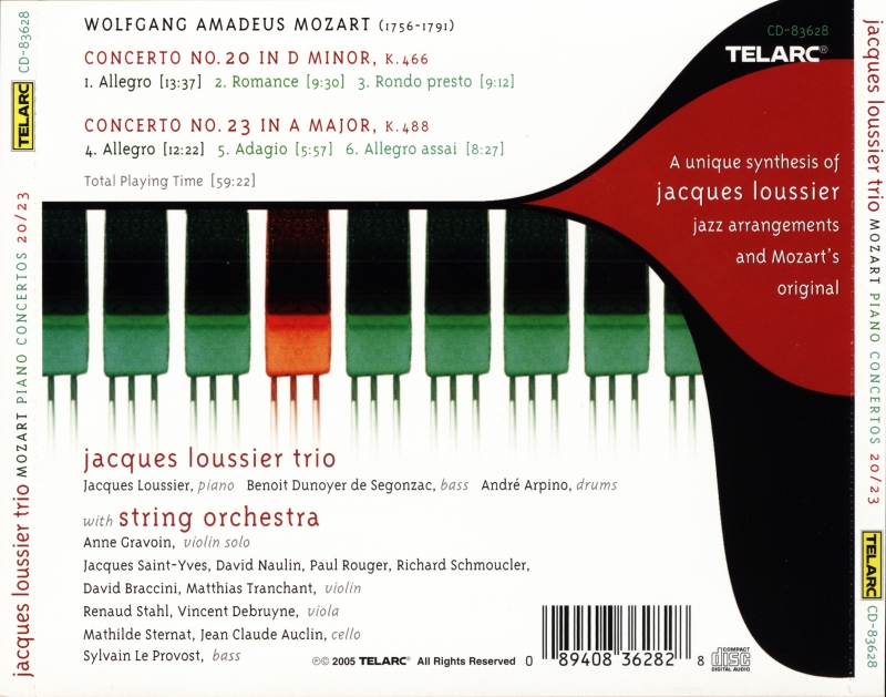 Jacques loussier trio - Mozart Piano Concertos 20, 23