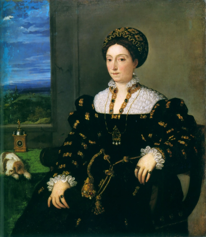 Portrait d'Eleonora Della Rovere, duchesse d'Urbino  1536