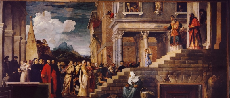 Presentation  de la Vierge au Temple  1534
