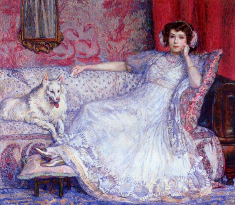 The Woman in White (aka Portrait of Madame Helene Keller)  1907
