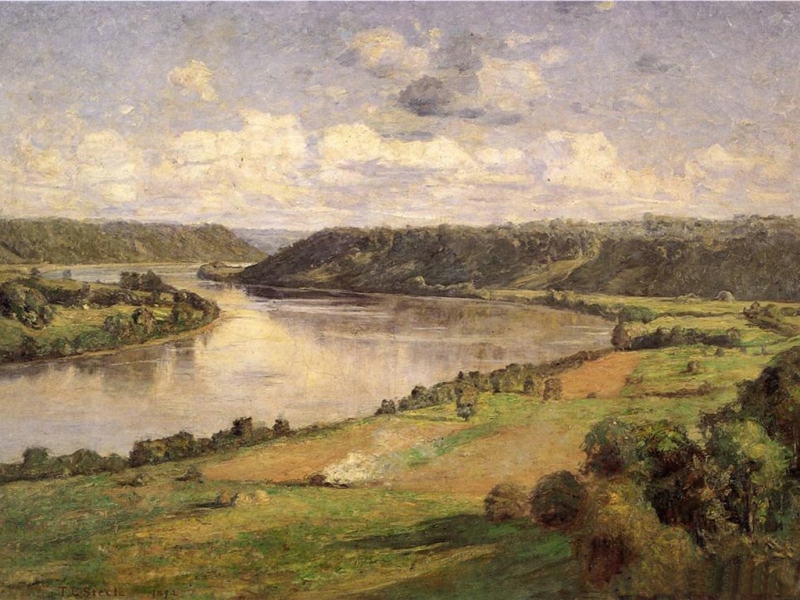 The Ohio river from the College Campus Honover