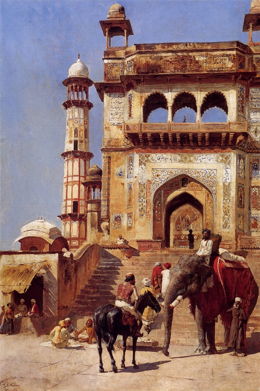 Before A Mosque 1883