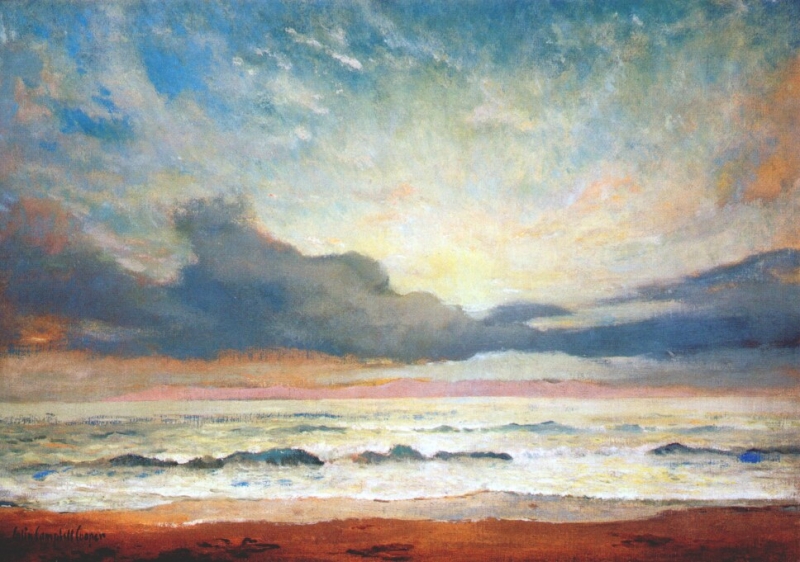 cooper_sunset_on_the_channel_c1925