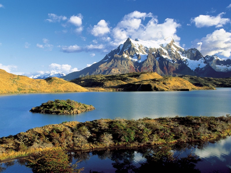 Pehoe Lake, Torres Del Paine, Chile