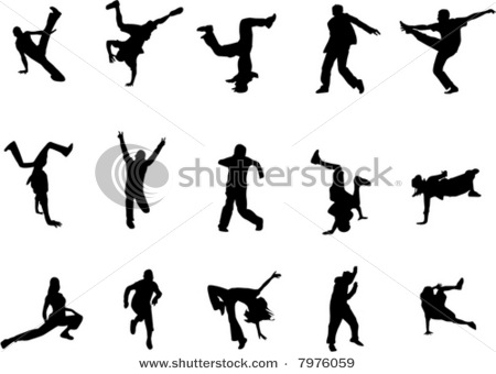 stock-vector-hip-hop-dance-silhouettes-7976059