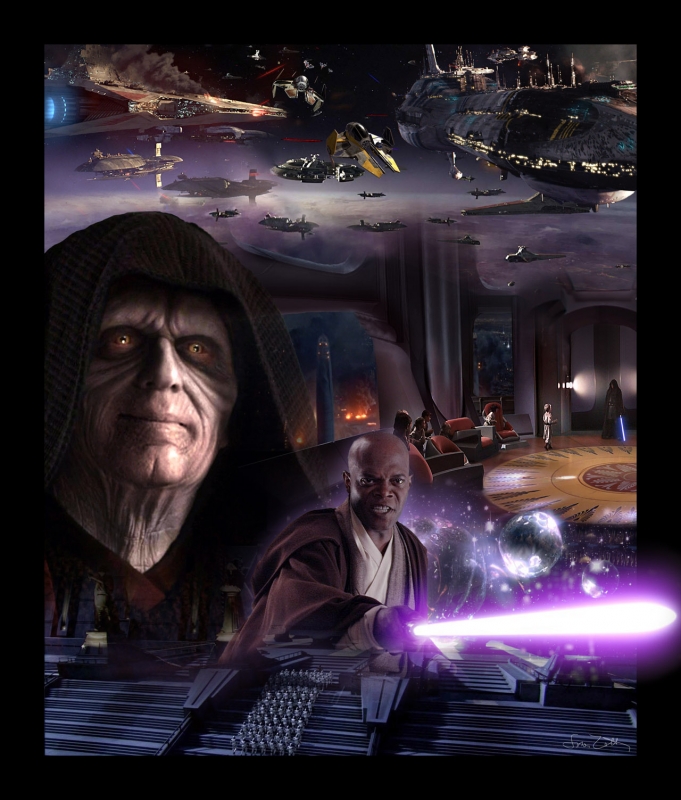 Star Wars Poster. Coruscant - i02