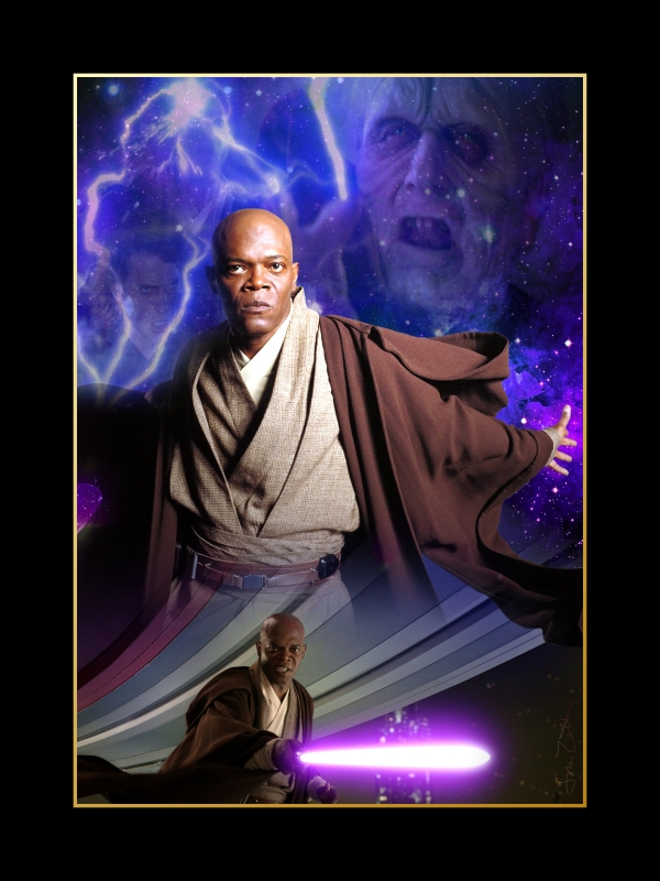 Star Wars Poster. Mace Windu