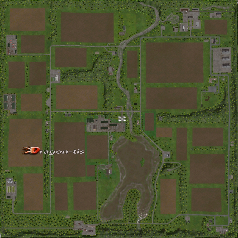 Карта LAKESIDE BY STEVIE LAKESIDE USA V 4.0 RUS для Farming Simulator 15