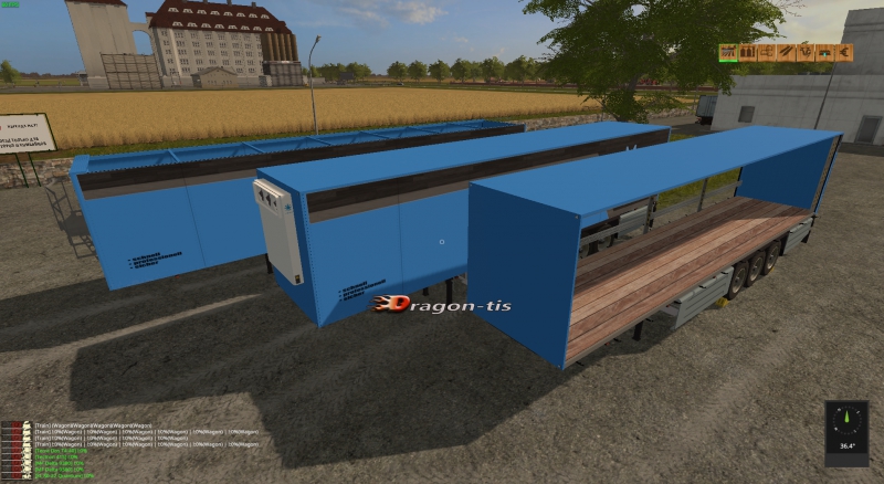 Прицеп Schmitz Cargobull V 1.1.0.1 RUS для Farming Simulator 17