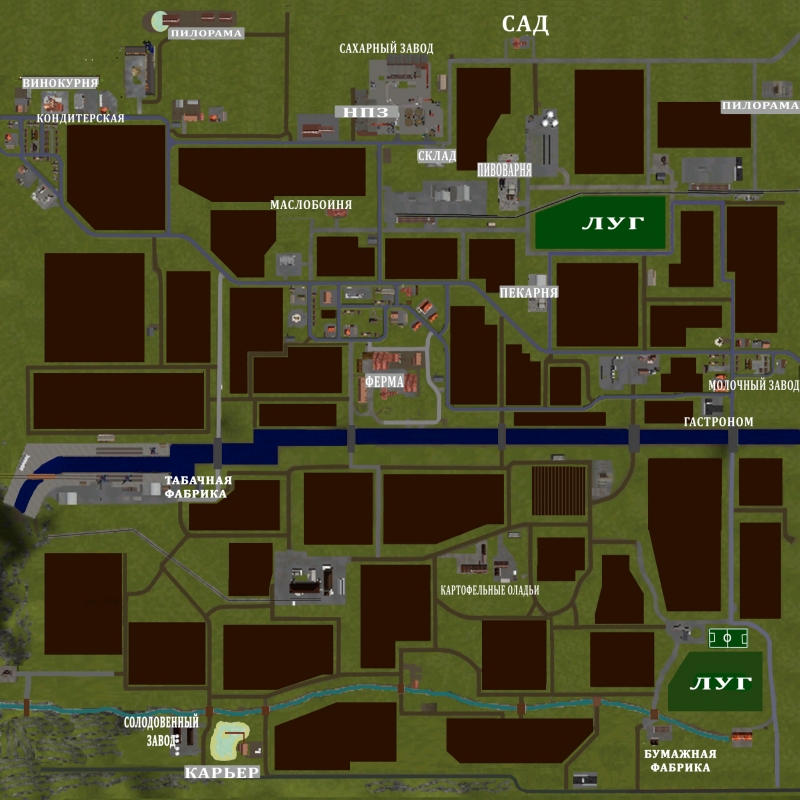 Карта Sudhemmern Private Edition V 12 RUS для Farming Simulator 17