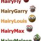Смайлы: Трёхмерные + Крупные: HairyAnn, HairyFly, HairyGarry, HairyLouis, HairyMax, HairyMeleon, Hexagon, ICQ2